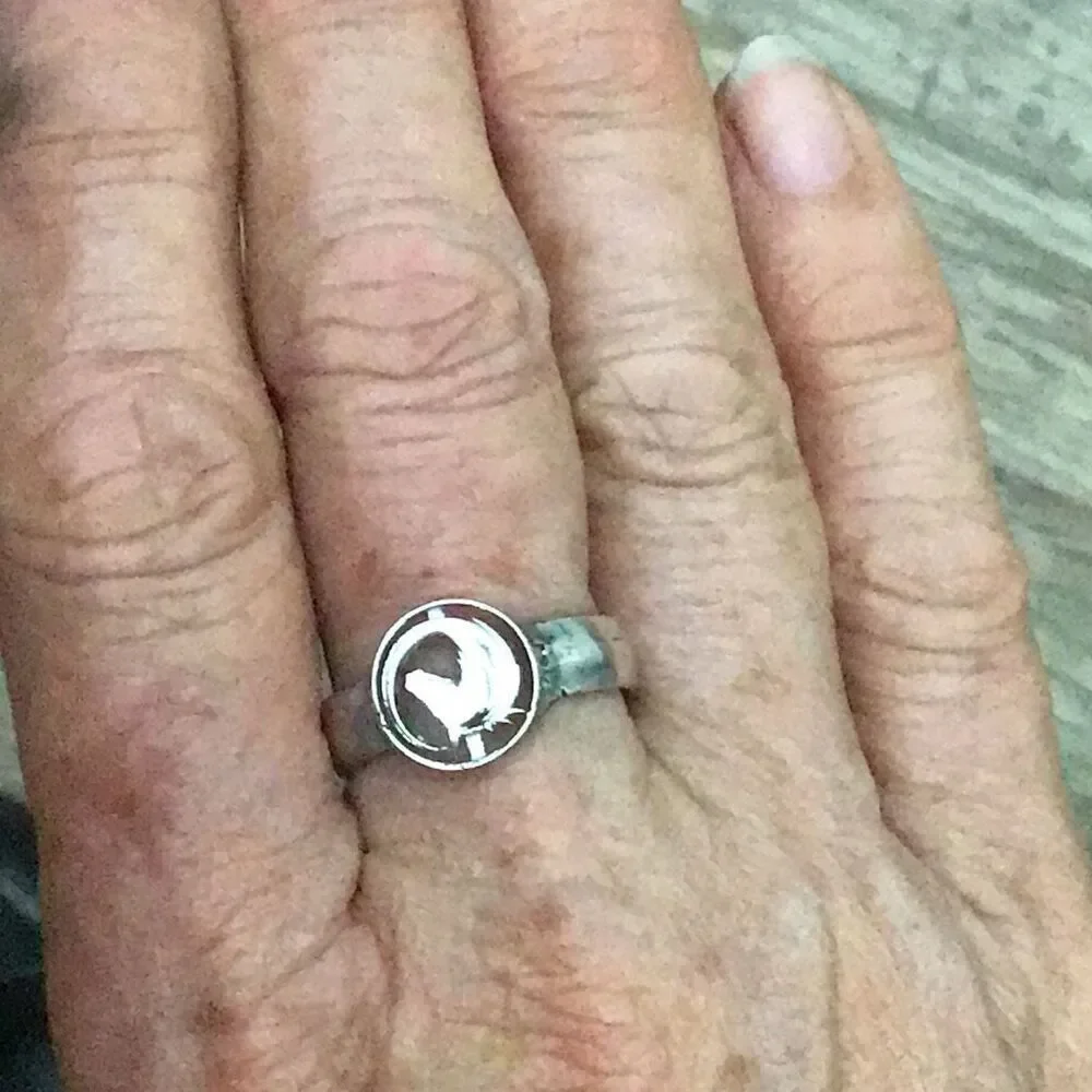 Ring, Sterling Silver Horse Head Ring, size 6, Handmade, Artisan, Unique